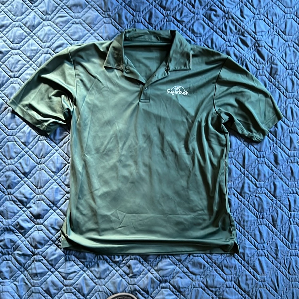 Sugarbush resort employee polo shirt